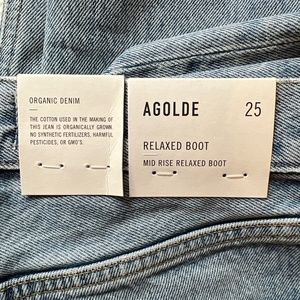 NWT AGOLDE relaxed boot jeans